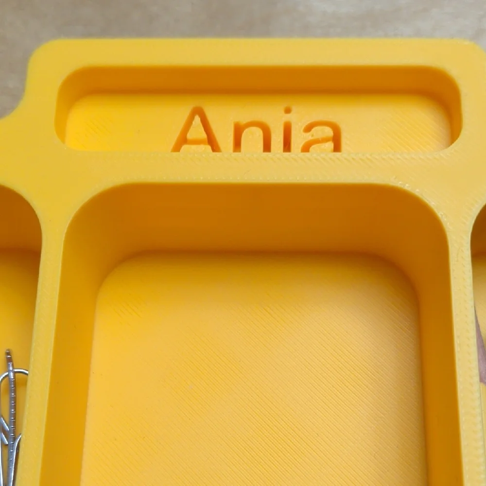 Personalized/custom Yellow Desk Organizer with Stationery